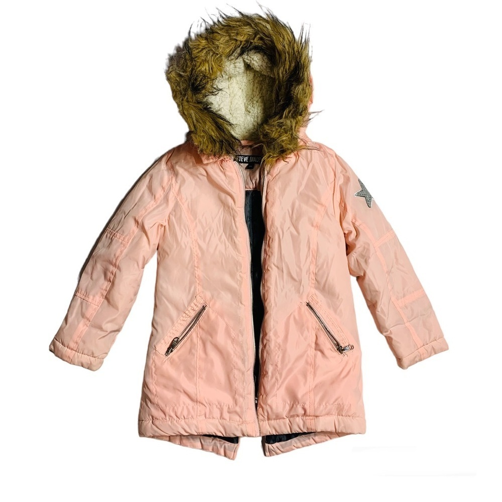 Steve Madden girls 6Y hooded winter‎ jacket